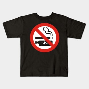 No Smoking or Vaping Sign Kids T-Shirt